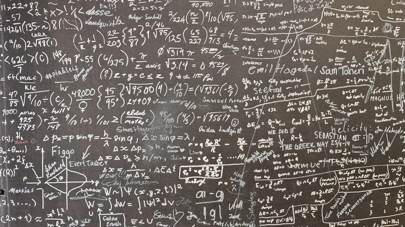 IB Math AA HL equations on a whiteboard