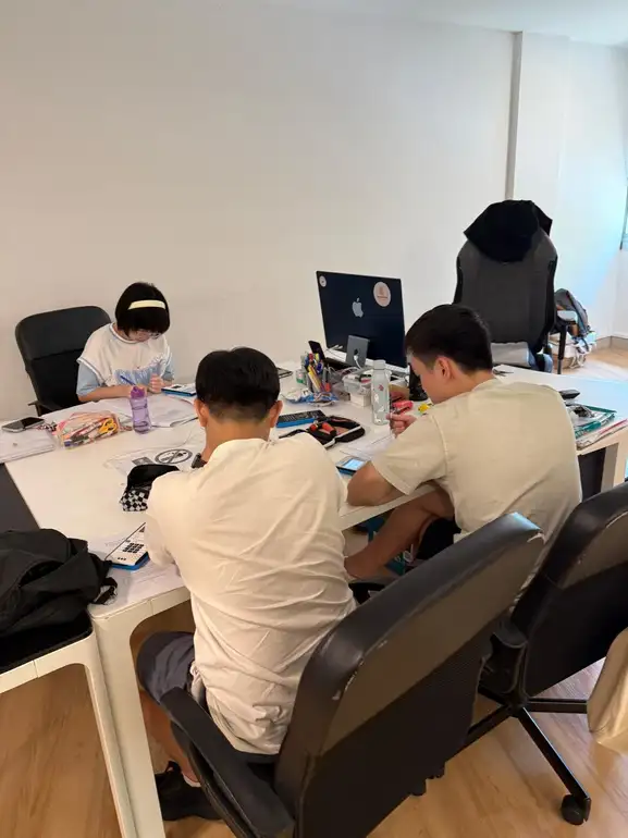 IB Math tuition Singapore — small group lesson at Photon Academy, 5 Tank Road